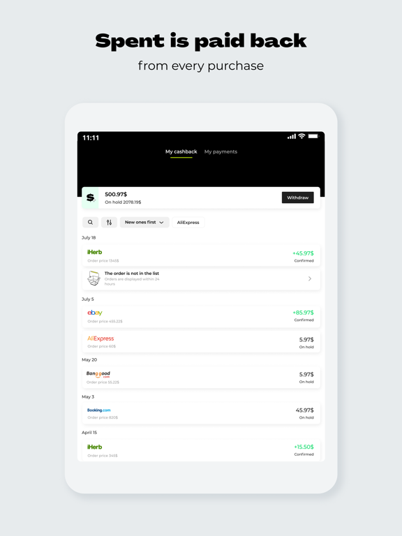Screenshot #6 pour Backit cashback