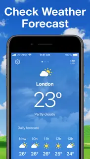 weather air - live forecast iphone screenshot 1