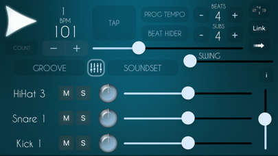 Screenshot #2 pour SuperMetronome Groovebox Pro