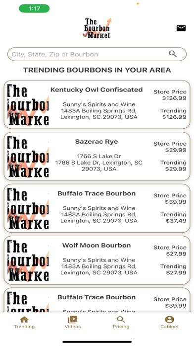 The Bourbon Market Screenshot