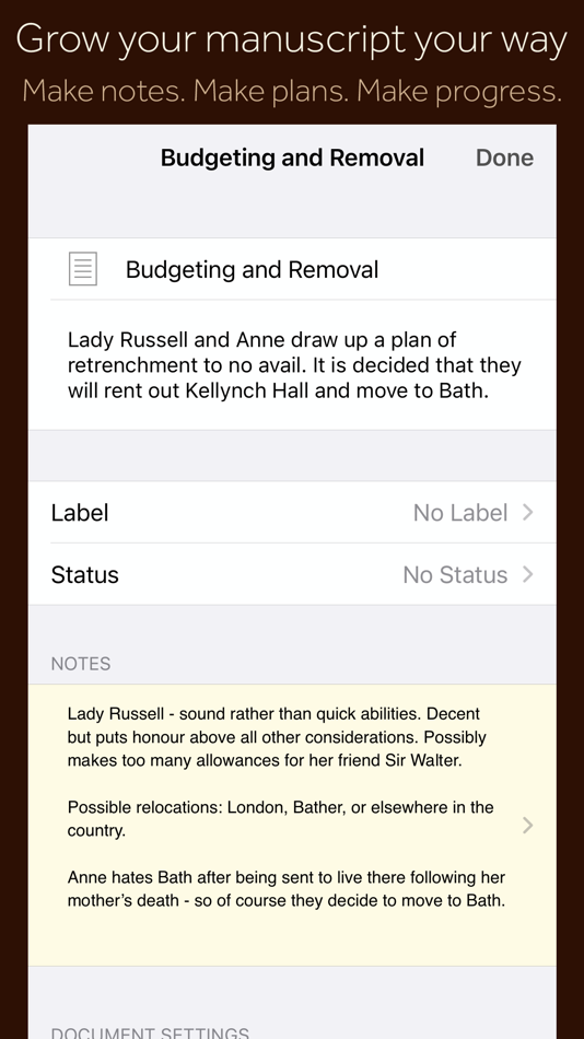 #2. Scrivener (iOS) 由: Literature & Latte