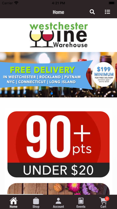 Westchester Wine Warehouse Screenshot