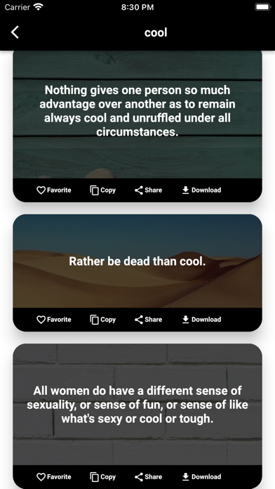 Daily New Quotes Screenshot