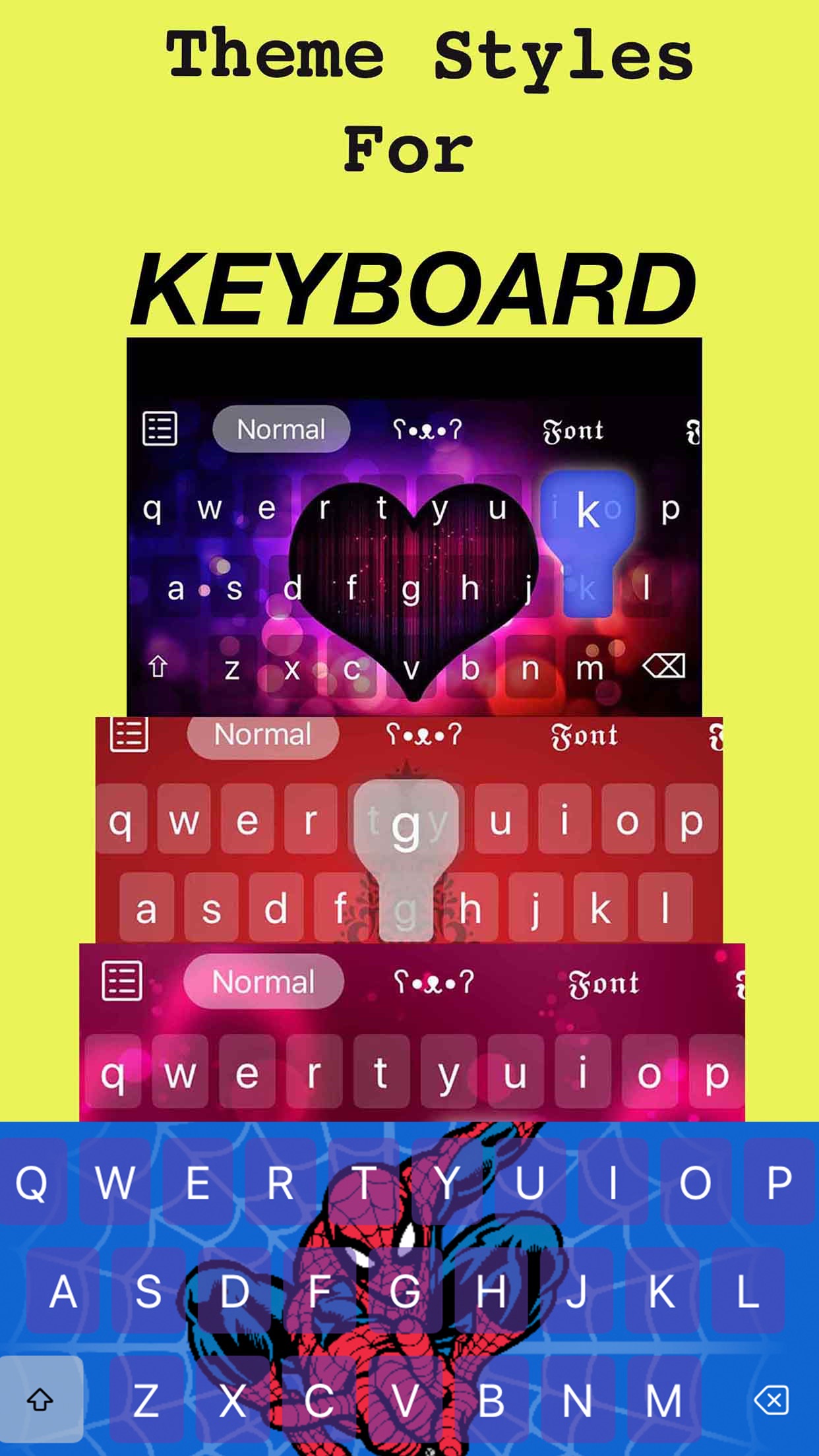 Screenshot do app Font Keyboard - Fonts Chat