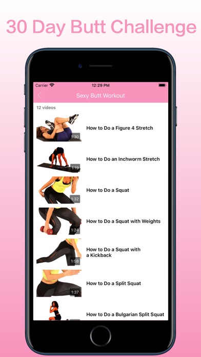 Butt Workout & Female Fitness Screenshot