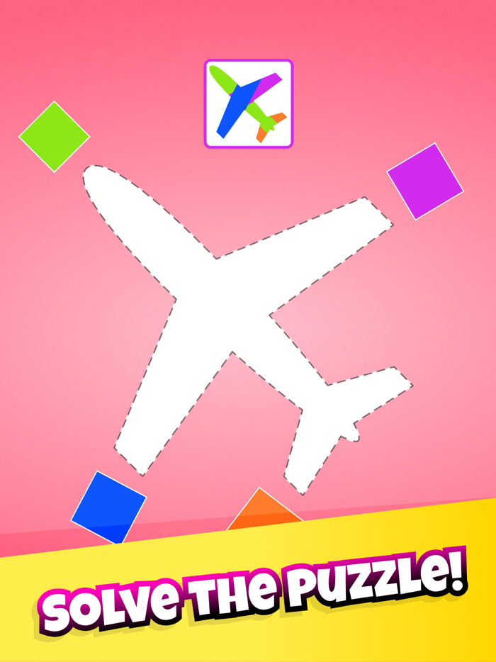 Color Shape Layering Puzzle