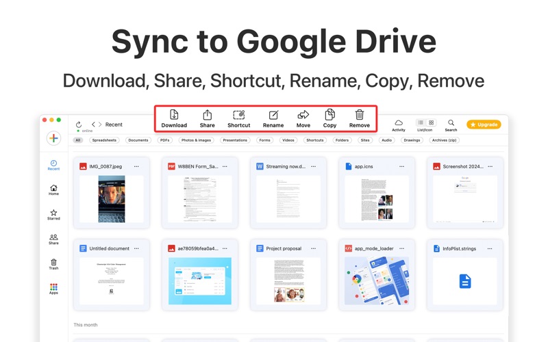 Work for Google Drive & Docs Screenshot