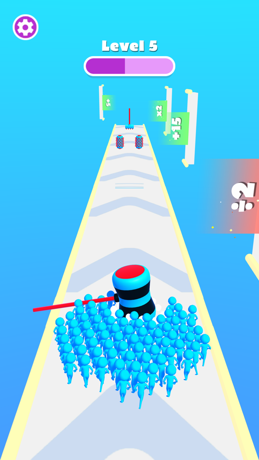 #1. Crowd Run Master 3D (iOS) 由: Ahmet Ikbal Adlig