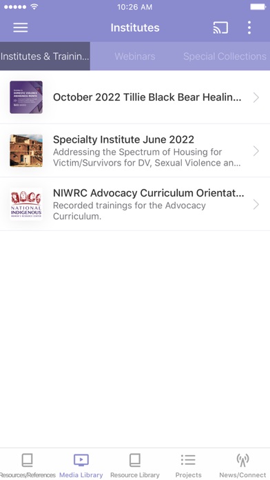 NIWRC Advocate! Screenshot