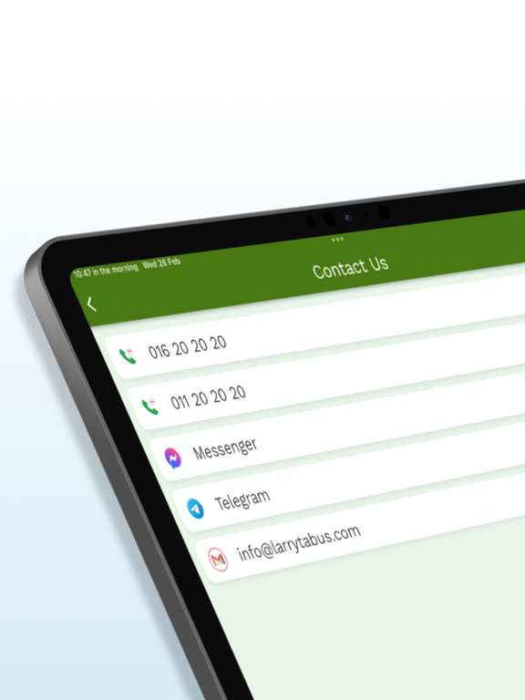Larryta Bus iPad screenshot 7 - Travel app