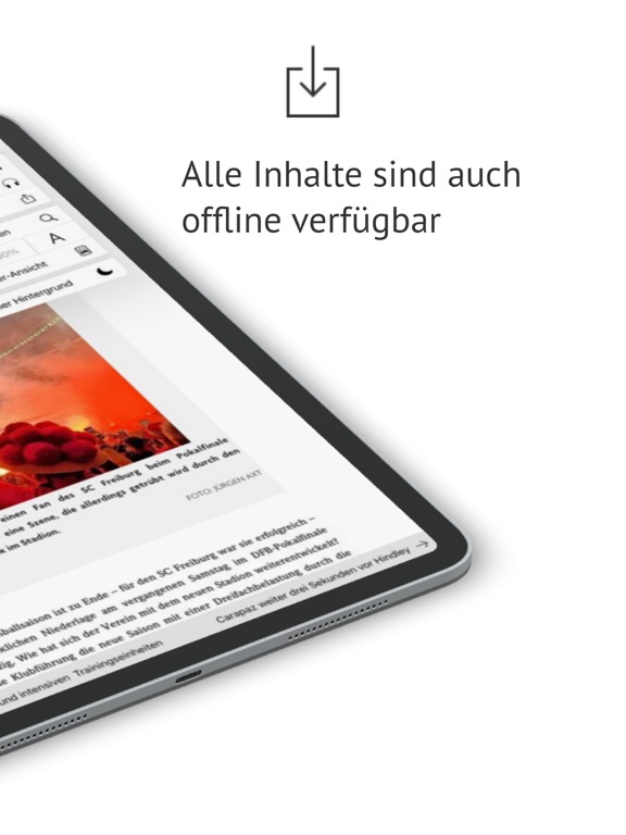 Badische Zeitung iPad screenshot 7 - News app
