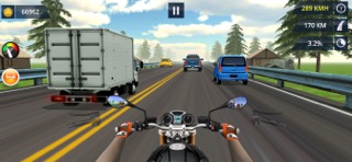 モトライダーキング - バイクハイウェイレーサー3Dのおすすめ画像2