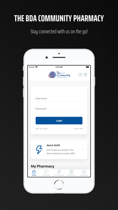 The BDA Community Pharmacy Screenshot