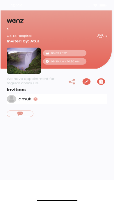 Wenz App Screenshot
