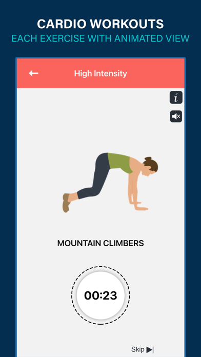 Cardio Fitness Daily Workouts Screenshot