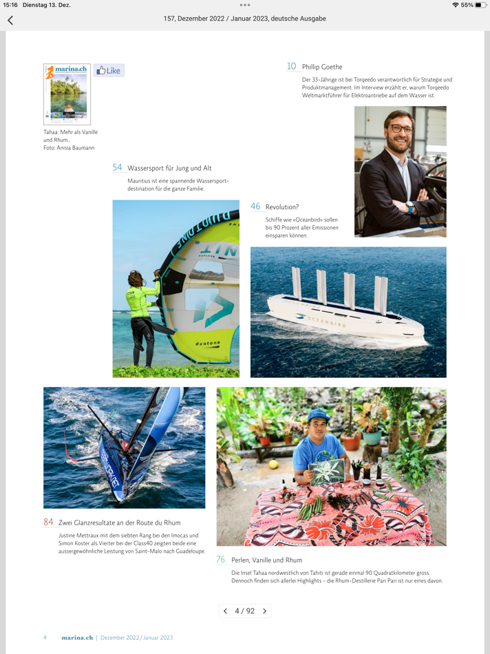 #3. marina.ch (iOS) 由: Los media GmbH