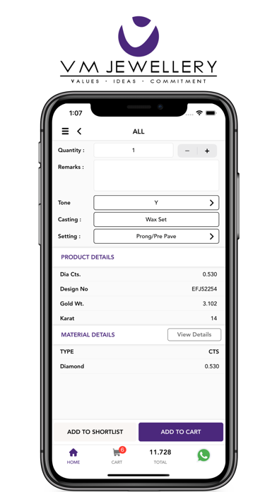 V M JEWELLERY Screenshot