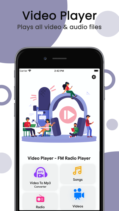 Video Player - FM Radio Playerのおすすめ画像1
