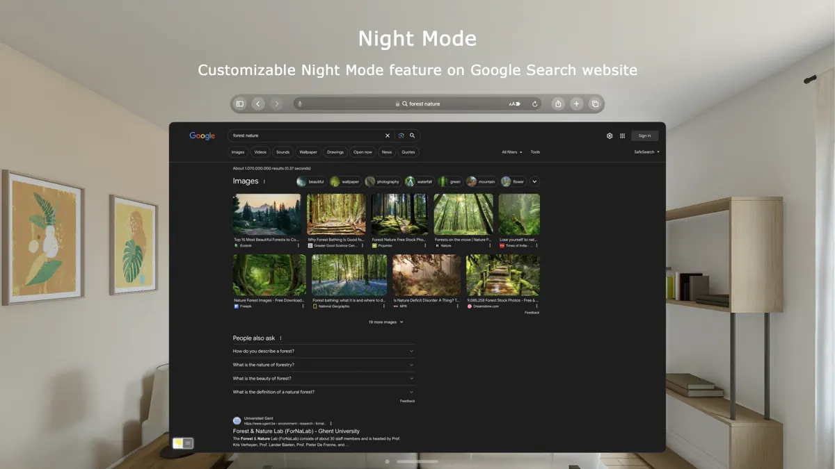 Turn Off the Lights for Safari screenshot 3