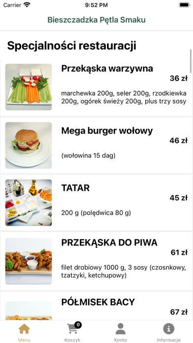Bieszczadzka Pętla Smaku Screenshot