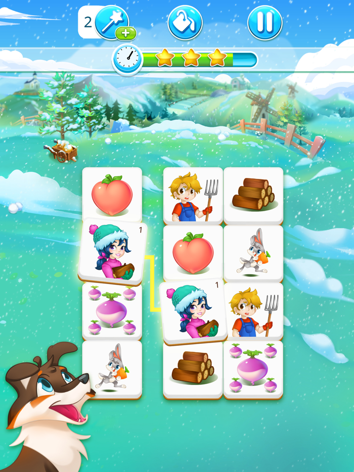 Happy Farm  Tiles Match