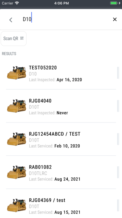 Cat® Wear Management System Screenshot