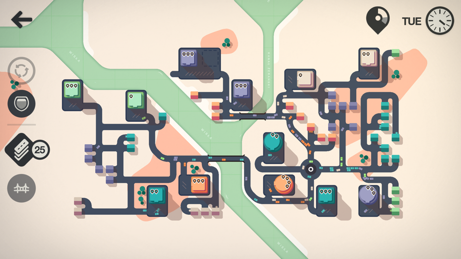 #6. Mini Motorways (iOS) 由: Dinosaur Polo Club