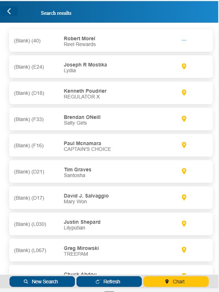 Online Mooring Search
