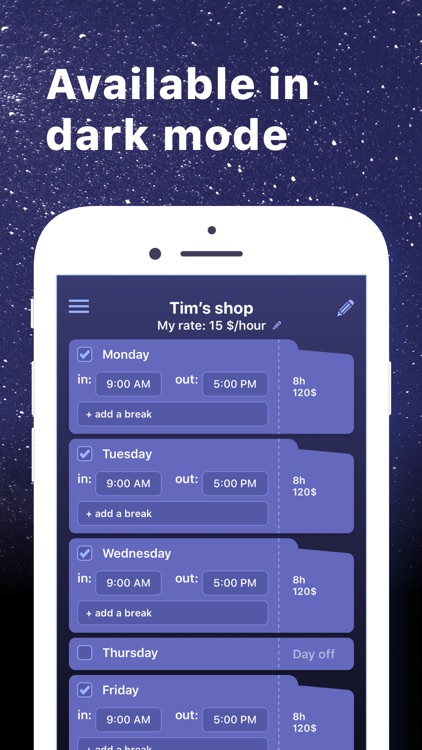 Work Hours & Pay Calculator screenshot-6