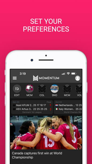 Momentum Volleyball Screenshot