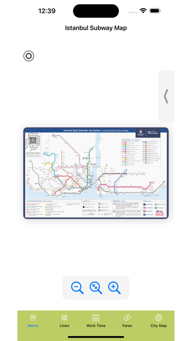 Istanbul Subway Map Screenshot