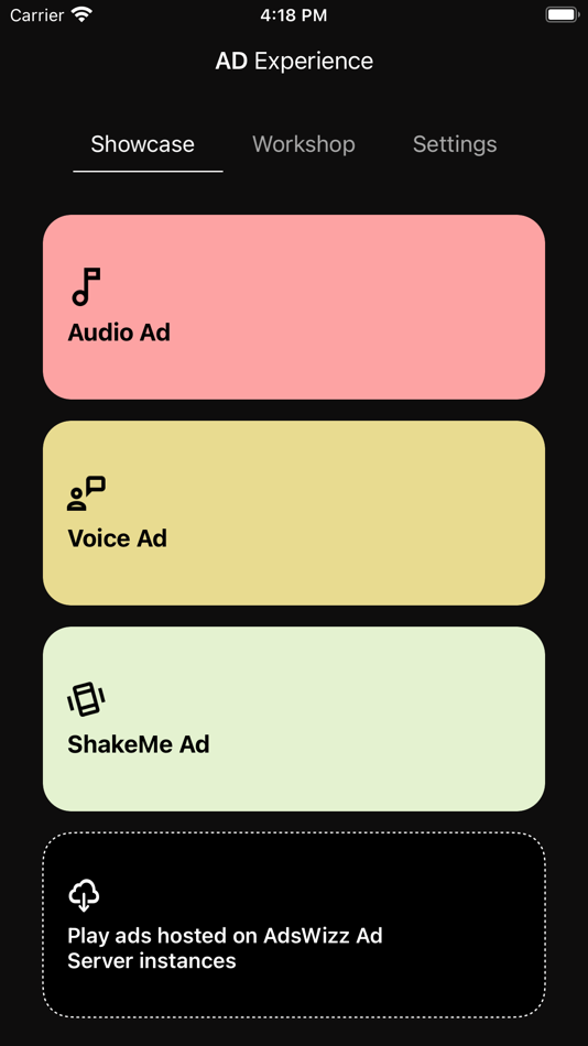 #1. AdsWizz Ad Experience (iOS) By: AdsWizz