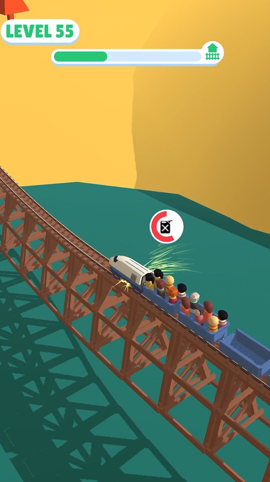 #4. Off the Rails 3D (iOS) 来自: Kwalee Ltd