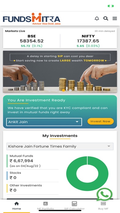 FundsMitra Screenshot
