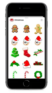 christmas silly fun stickers iphone screenshot 2