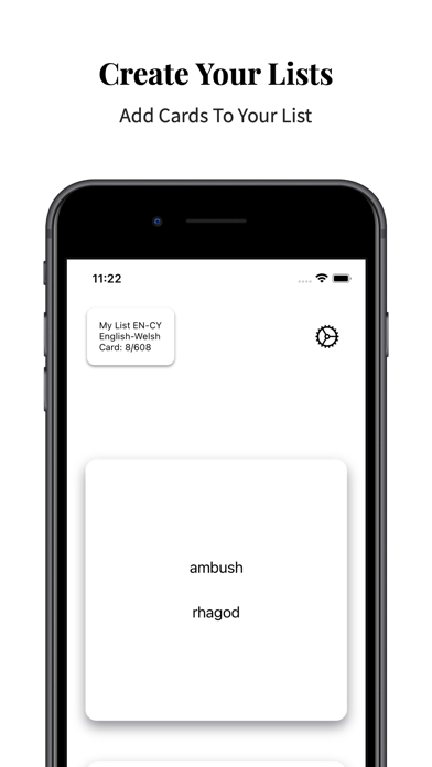Welsh Vocabulary Screenshot