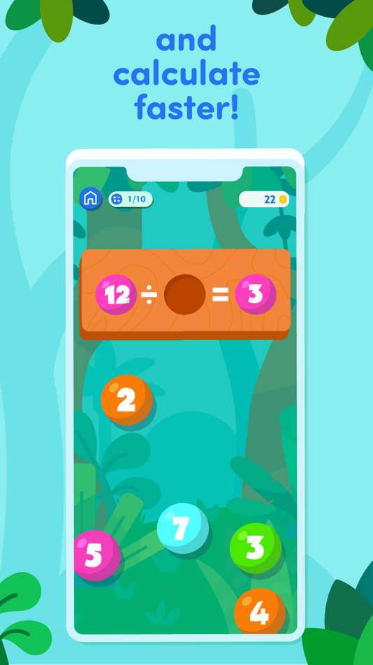 #3. Jungle Math Challenge (iOS) 由: EDOKI ACADEMY