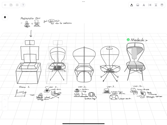 Feather 3D sketchbook