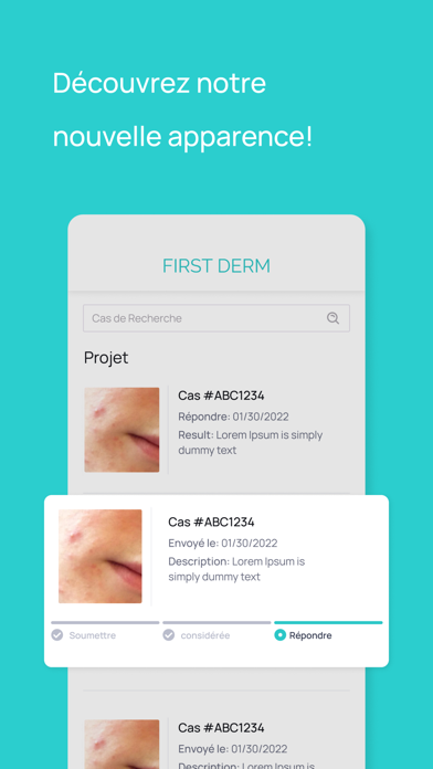 Screenshot #1 pour First Derm Online Dermatology