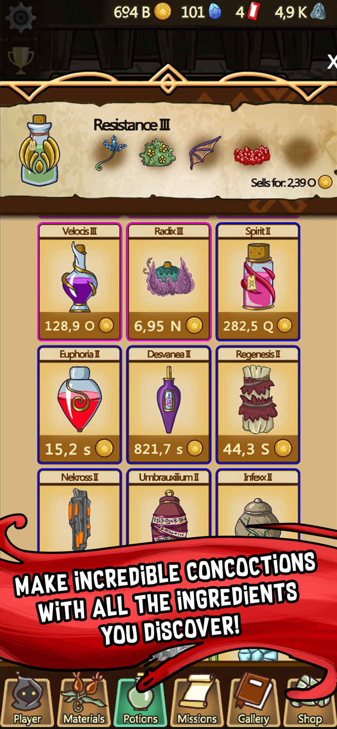 Alchemy Clicker - Potion Maker