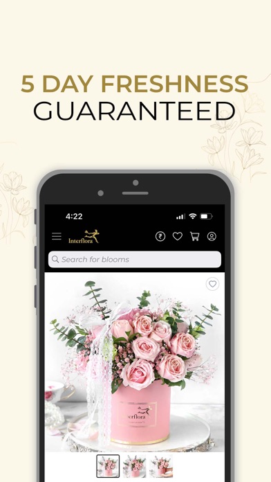 Interflora India Screenshot