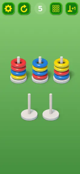 Game screenshot Hoop Stack: Color Sort 3D hack