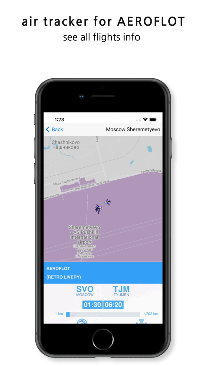 Air Tracker For Aeroflot