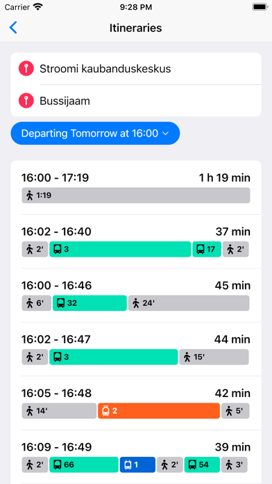 Vedu - Tallinn Transport Screenshot