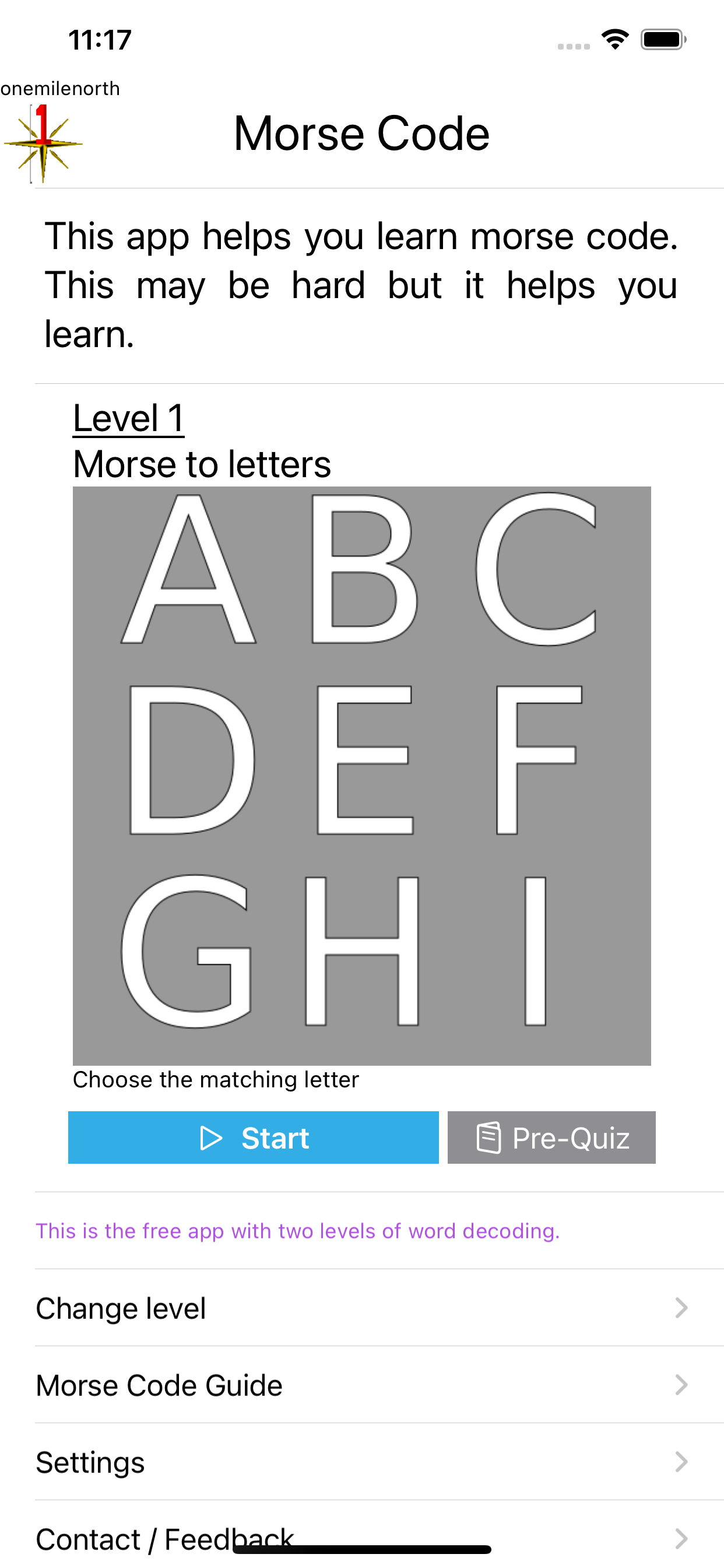 Morse Code Quiz