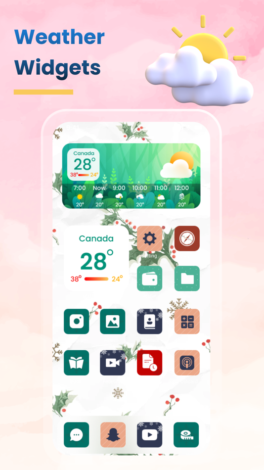 #4. Weather Widget: Live Radar App (iOS) 由: Mobile Smart Growth