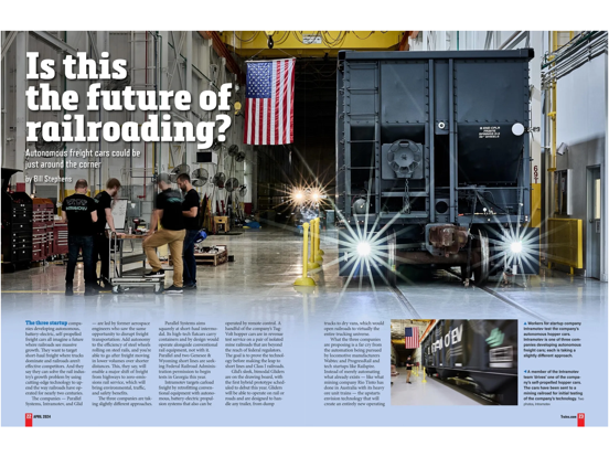 Trains Magazine iPad app afbeelding 5