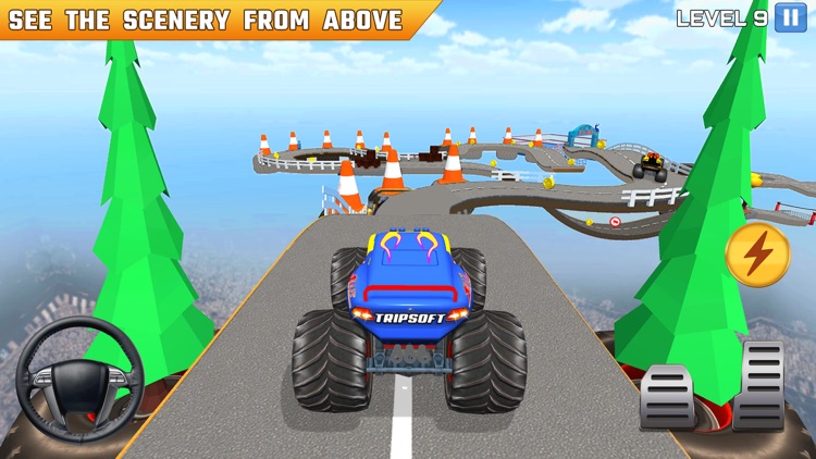 SuperHero Car Stunt Race City screenshot-3