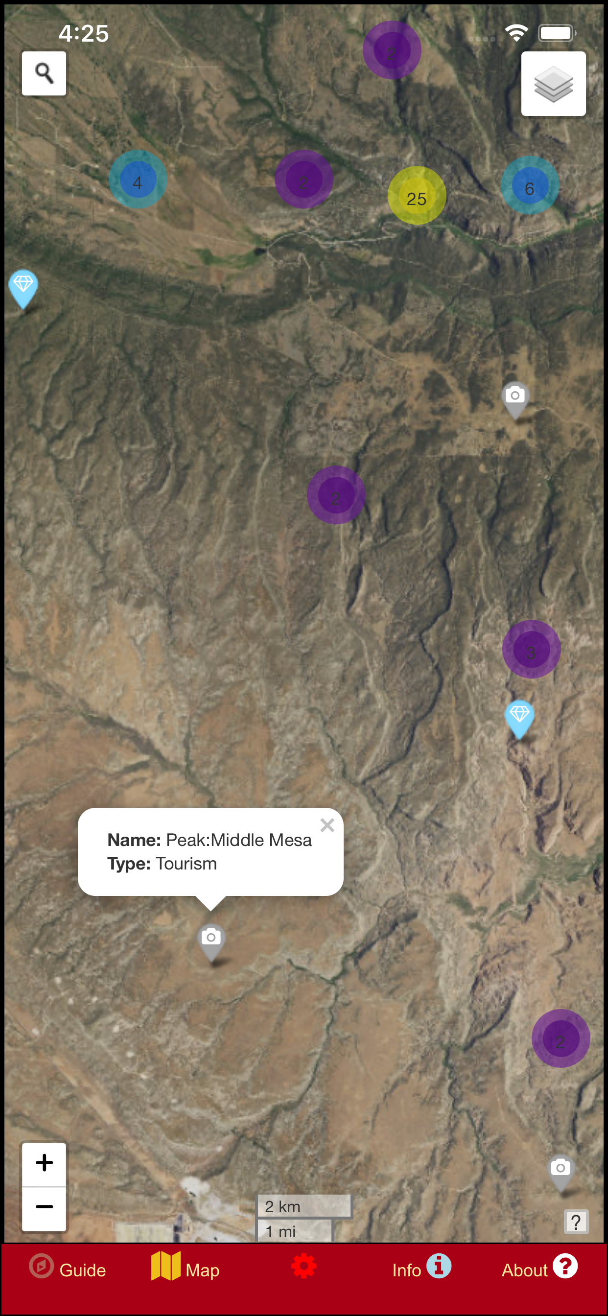 Outdoor Explorer Utah - Map