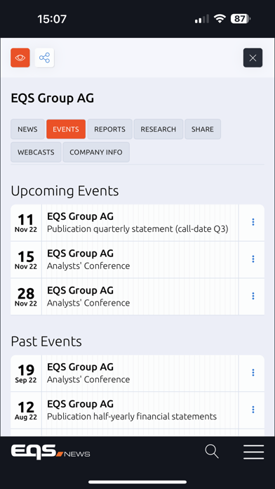 EQS News (DGAP) Screenshot